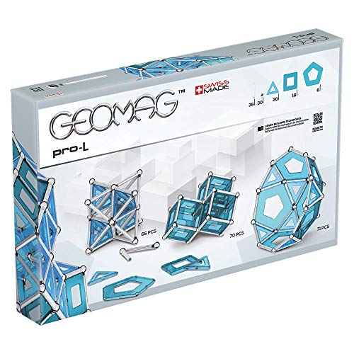 Geomag Pro-L Construcciones magnéticas y juegos educativos, 110 Piezas (24), Multicolor