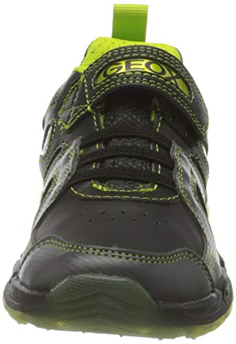 GEOX J SPAZIALE BOY A BLACK/LIME Boys' Trainers Low-Top Trainers size 24(EU)