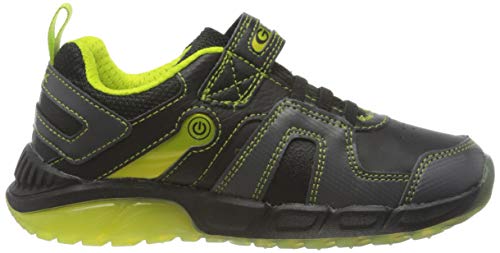 GEOX J SPAZIALE BOY A BLACK/LIME Boys' Trainers Low-Top Trainers size 24(EU)