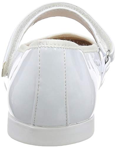 Geox JR Plie' A, Bailarinas Niñas, Blanco (White C1000), 26 EU