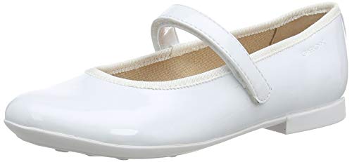 Geox JR Plie' A, Bailarinas Niñas, Blanco (White C1000), 26 EU