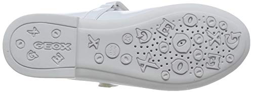 Geox JR Plie' A, Bailarinas Niñas, Blanco (White C1000), 26 EU