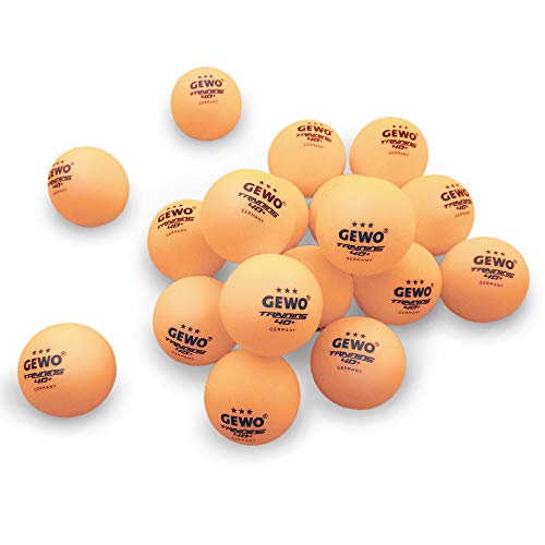 GEWO - Pelota de Entrenamiento 40+, Paquete de 12 Unidades, Unisex Adulto, GEWO - Pelota de Entrenamiento (40 + 12 Unidades), 85931200, Naranja, 40 mm