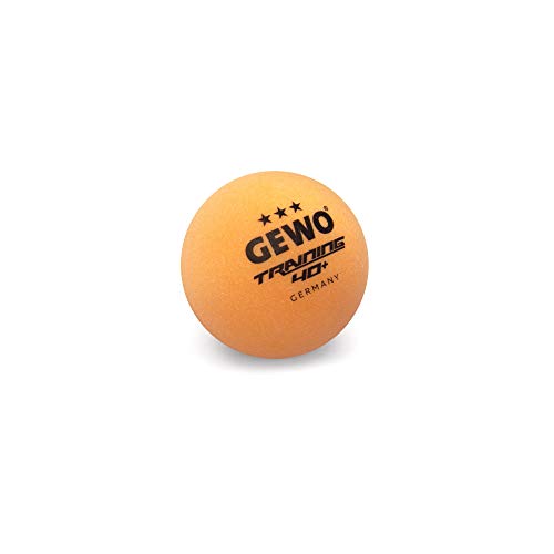 GEWO - Pelota de Entrenamiento 40+, Paquete de 12 Unidades, Unisex Adulto, GEWO - Pelota de Entrenamiento (40 + 12 Unidades), 85931200, Naranja, 40 mm