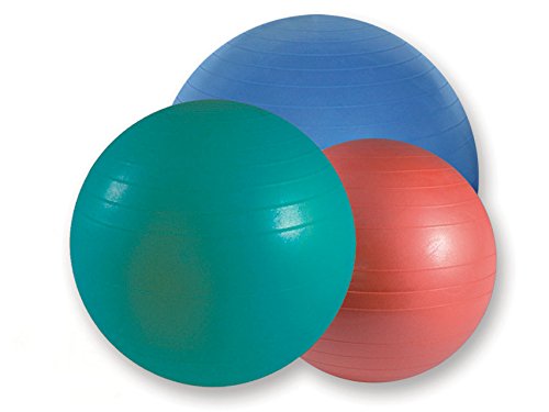 GIMA ref 47104 Pelota de ejercicio, fit ball diámetro 75cm, azul, para fitness, yoga, pilates, anti-explosión, carga máxima 136 kg