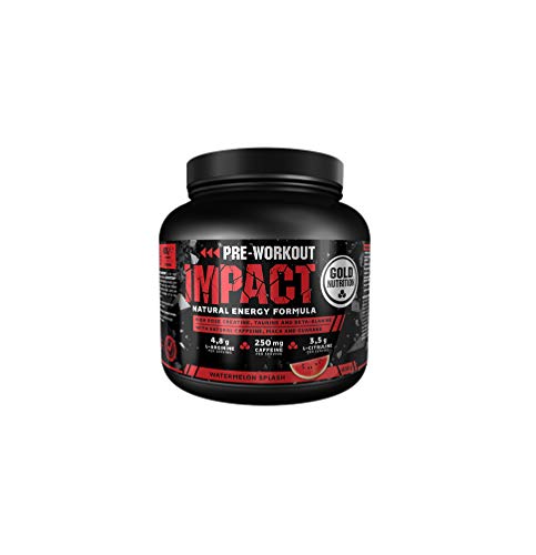 Goldnutrition Pre Workout Impact 400g, Sandía, Aumentar Energía