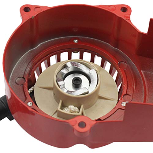 GOOFIT Alloy Pull Start Recoil Starter 2 tiempos 47cc 49cc Pocket Dirt Bike Mini ATV Rojo