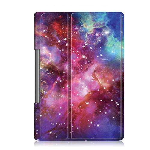 Gtagain Funda para Lenovo Yoga Smart Tab YT-X705 Yoga Tab 5 YT-X705F 10.1 Pulgada Tablet 2019 con Soporte Función PU Cuero Ligero Cáscara Protector Fundas Duras