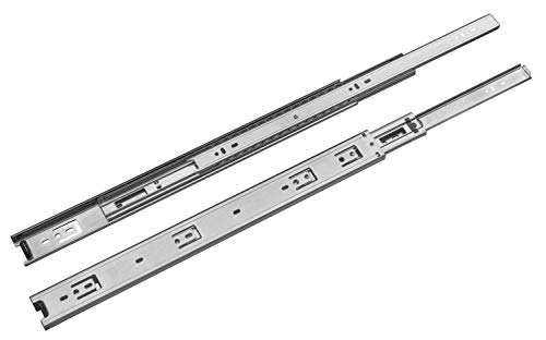 Guías Gamet PK44-1 par de guías correderas a bolas para un cajón L: 350/400/450/500/550 mm/extracción total/carga máxima: 30 kg | L: 550 mm