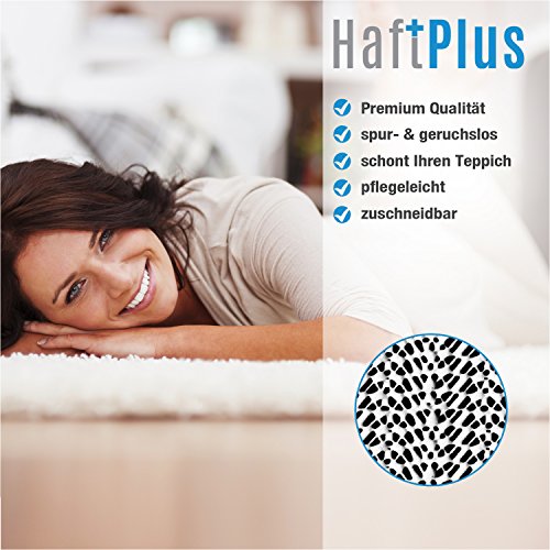 HaftPlus Red Antideslizante para Alfombras | 200 x 100 | Trama Evolucionada | Prolonga la Vida Útil de la Alfombra | Apta para Calefacción por Suelo Radiante | Lavable | se Puede Cortar | by