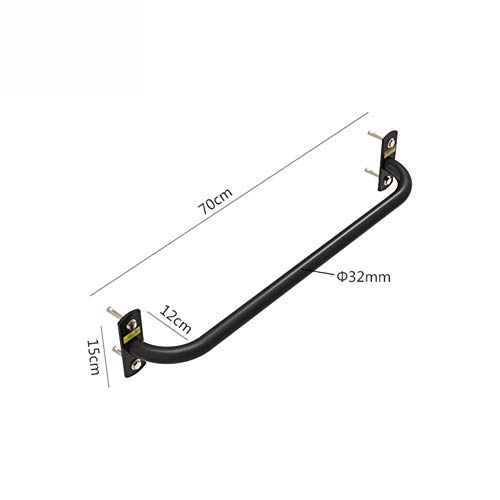 HAHABarras de dominadas Pull-up Cubierta Interna de Barras horizontales, de Acero Inoxidable/Acero de Barras horizontales, Instalación Tornillo de Carga de 200 kg (Color : Style1, Size : 70cm)