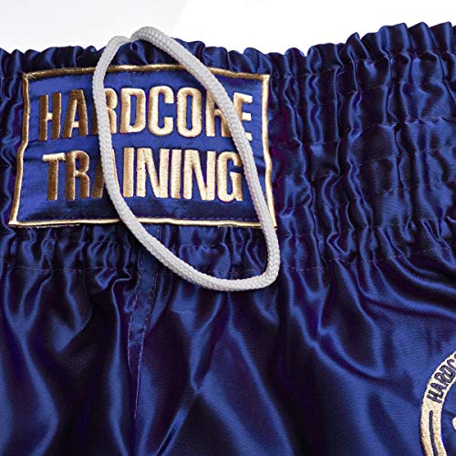 Hardcore Training Classic Muay Thai Luncha Pantalones Cortos Hombre Negro Blanc Azul Rojo Camo Kickboxing Boxeo MMA Combat Sport Sparring