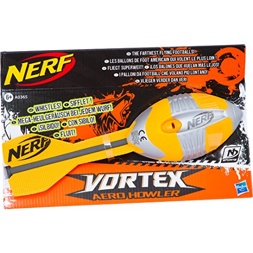 Hasbro Nerf N-Sports Vortex Aero Howler Football - Armas de Juguete (6 año(s), Niño/niña, Verde, Plata, Nerf Sports, 1 Pieza(s))