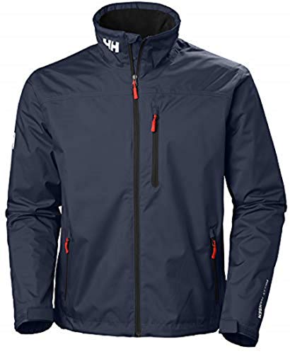 Helly Hansen Crew Midlayer Chaqueta deportiva impermeable, Hombre, Azul (Azul Navy 597), XL