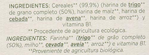 Hero Baby - Papilla de Multicereales Ecológica sin Azúcares Añadidos, para Bebés a Partir de los 6 Meses - Pack de 6 x 300 g