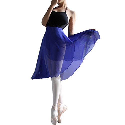 Hoerev adulto envoltura envuelta falda de ballet danza de ballet dancewear