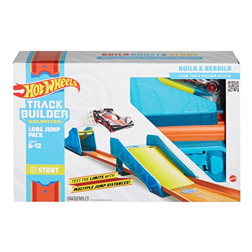 Hot Wheels Track Builder Accesorios para Pistas de Coches Salto Largo (Mattel GLC89) , color/modelo surtido