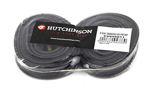 HUTCHINSON Schlauch-Set Road Standard Sv/48 Mm  Blíster 2 cámaras, Unisex Adulto, Negro, Talla_única