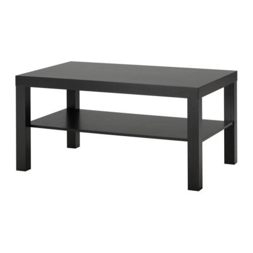 Ikea Mesa de sofá Lack, Color Negro marrón, 90 x 55 cm