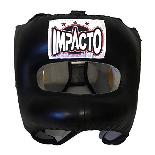 IMPACTO - Casco de Piel con Barra Frontal