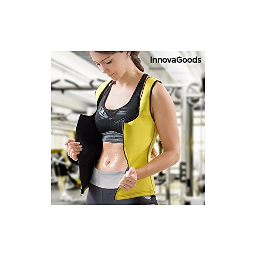 InnovaGoods IG117704 Chaleco Deportivo, Mujer, Amarillo, L