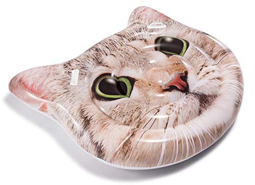 Intex 58784EU - Colchoneta Gato hiperrealista con asas