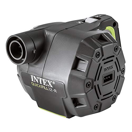 Intex 66642 - Hinchador eléctrico recargable 220-240V con adaptadores 12V