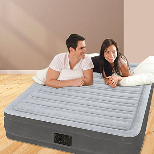 Intex 67768 - Colchón Hinchable Dura-Beam Plus ComfortPlush, 137 x 191 x 33 cm