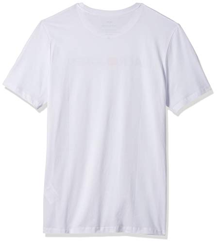 Jack & Jones Jjecorp Logo tee SS Crew Neck Noos Camiseta, Blanco (White Detail: Slim Fit), Large para Hombre