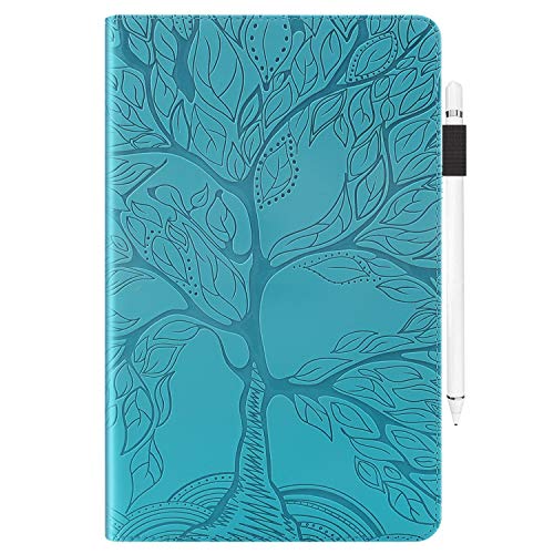 Jajacase Funda para Lenovo Tab M10 / M10 HD 10.1 2018, X505L/F X605L/F Tableta Cubierta - Folio Libro Wallet Case Flip Cover Estuche Protector Carcasa con Soporte,Cuero PU Silicona,Azul Claro