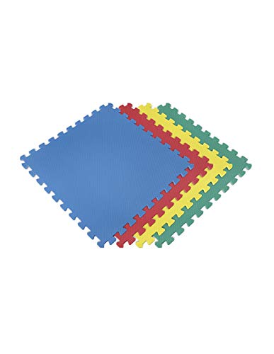 Jardin202 - Esterilla Puzzle para Suelos de Gimnasio y Fitness | Protección de Goma Espuma, Tatami Puzzle Expandible 4 Unid 60x60