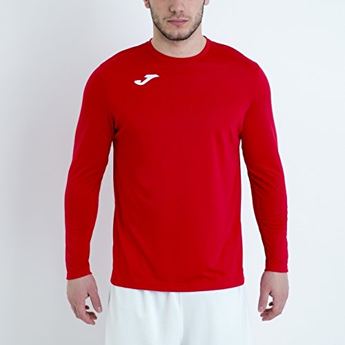 Joma 100092.600 - Camiseta de equipación de Manga Larga para Hombre, Color Rojo, Talla L