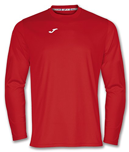 Joma 100092.600 - Camiseta de equipación de Manga Larga para Hombre, Color Rojo, Talla L