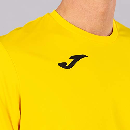 Joma Combi Camiseta Manga Corta, Hombre, Amarillo, M