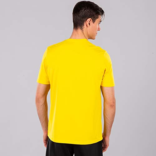 Joma Combi Camiseta Manga Corta, Hombre, Amarillo, M