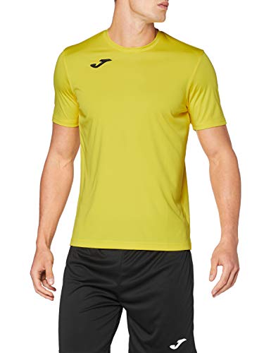 Joma Combi Camiseta Manga Corta, Hombre, Amarillo, M