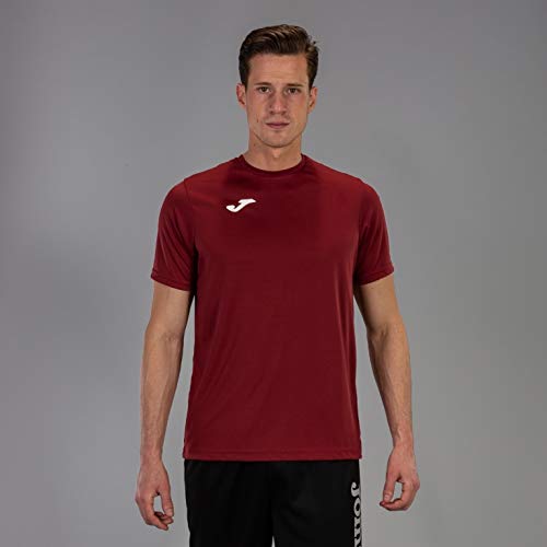 Joma Combi Camisetas Equip. M/C, Hombre, Burdeos