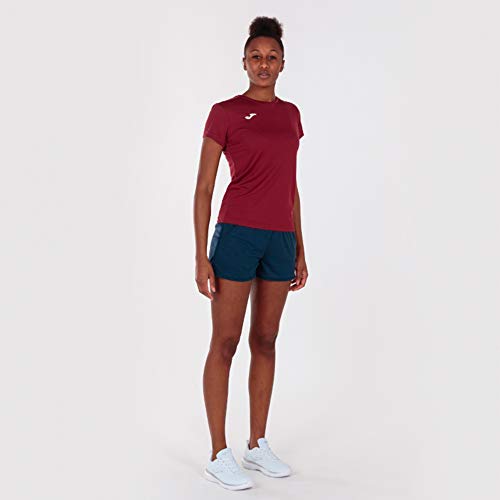 Joma Combi Camisetas Señora, Mujer, Burdeos, L