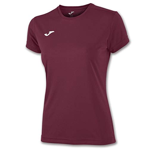 Joma Combi Camisetas Señora, Mujer, Burdeos, L