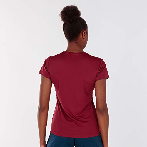 Joma Combi Camisetas Señora, Mujer, Burdeos, L