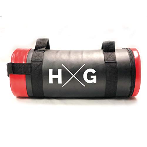 JOWY Sandbag Crossfit Bolsa de Piel Sintética MMA Boxeo de 10kg | Saco de Arena Fitness para Entrenamiento Funcional