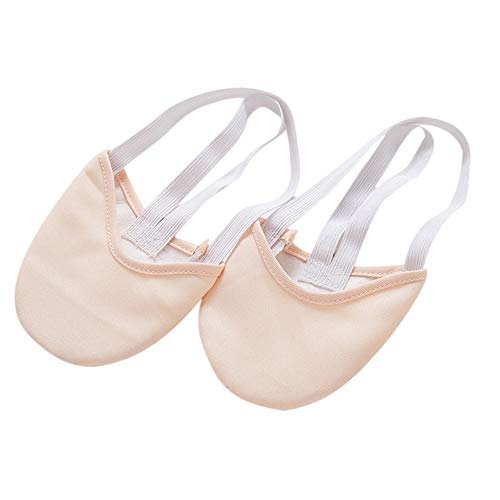 kangOnline Calcetines Suaves de Punto Medio Zapatos de Puntera de Gimnasia rítmica Zapatos de protección para pies de Baile elásticos Accesorios de salón de Baile para niñas