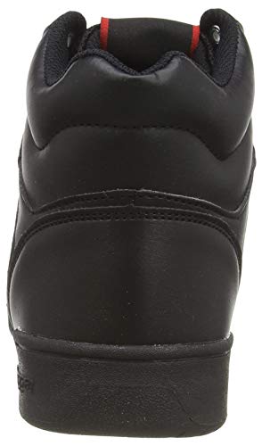 Kappa Mangan, Zapatillas Altas Unisex Adulto, Negro (Black/Red 1121), 37 EU