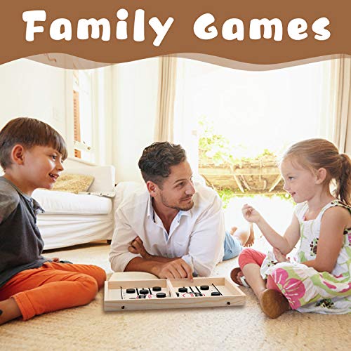 KATELUO Juego de Mesa de Hockey,Juego de Air Hockey para Mesa,Adecuado para la interacción Entre Padres e Hijos, Actividades de reunión Familiar