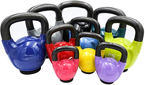 Kettlebell Fitness, Bola Caucho Neutro de Goma Aptitud, Usado para Ejercicio de Cuerpo Entero, Ejercicio aeróbico, Quema de Grasa, Ejercicio de Fuerza, elevación de Cadera y entrenami