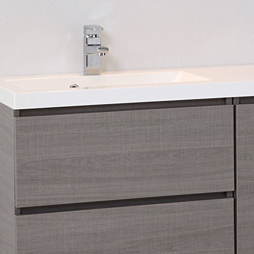 Kiamami Valentina Mueble DE BAÑO DE Pared Manhattan 90 CM Izquierda