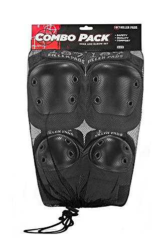 Killer Almohadillas de Seguridad Protection Juego, Negro, S/M, Cop, 11,11, 02-02