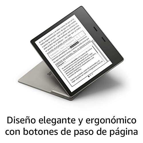 Kindle Oasis, ahora con luz cálida ajustable, resistente al agua, 32 GB, wifi, grafito