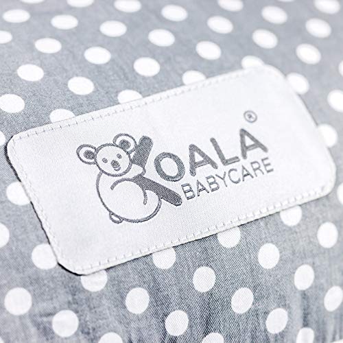 Koala Babycare® Almohada para Embarazadas para Dormir Cojin Lactancia –Soporte del Cuerpo de la Mama y del bebé – para Bebe Que Puede ser Utilizado como Cuna y Reductor de Cuna - KHUGS