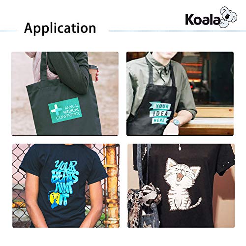 KOALA Papel de transferencia de tinta para camisetas de oscuros, 10 hojas, A4.